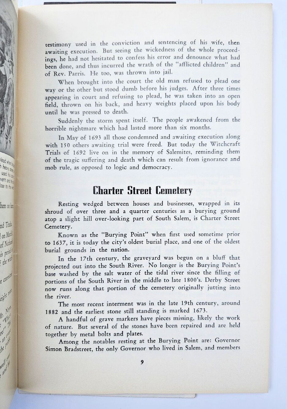 VTG 1976 Salem MA Bicentennial Brochure Ephemera Lot Witch Museum Map Maritime - Picture 14 of 16